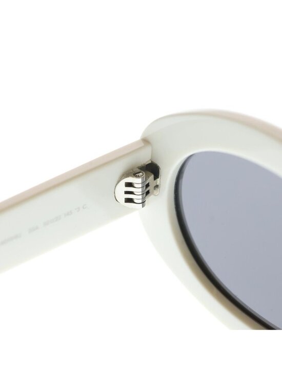 Celine Triomphe 01 Oval Frame Sunglasses Eyewear White main image 5